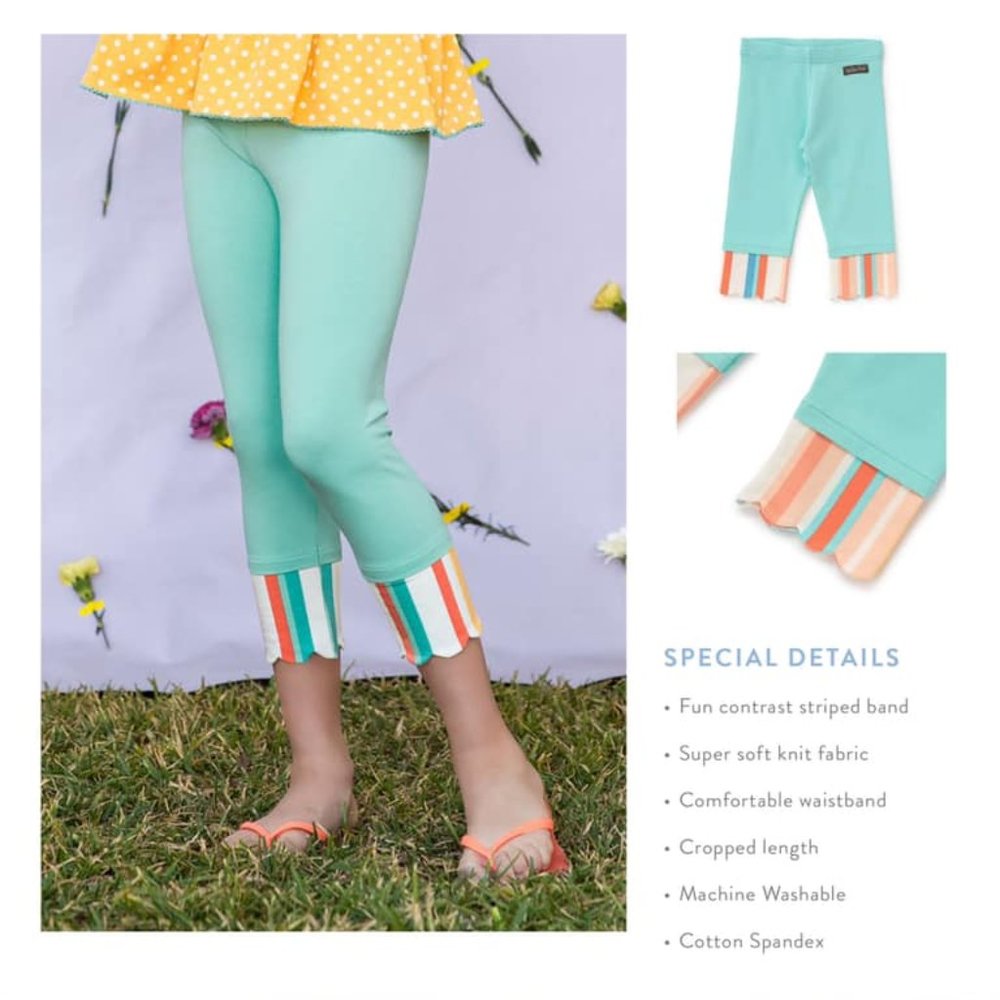 Matilda Jane - Rainbow Sherbert Cropped Leggings